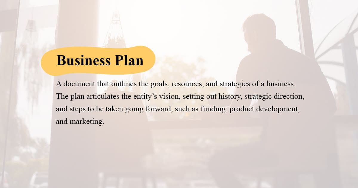 what is a synonym of business plan