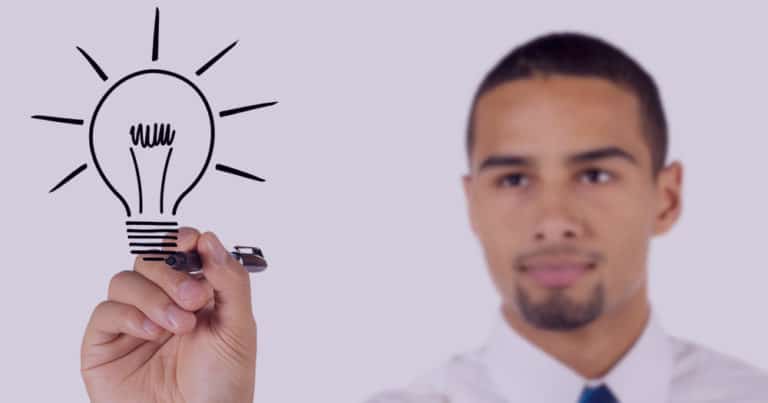 Entrepreneur with an idea